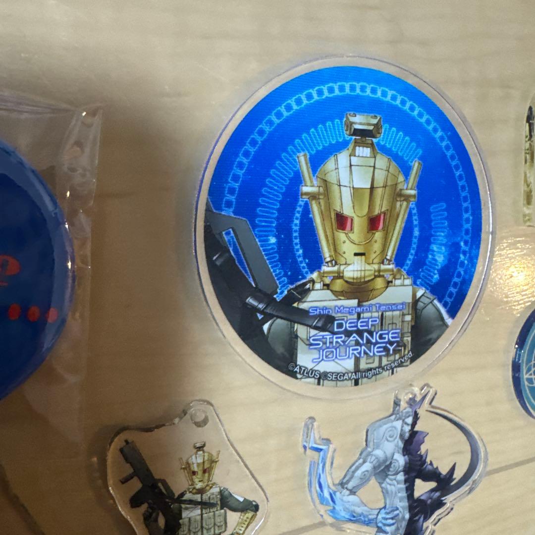 ATLUS 真・女神転生　アクリルスタンド14種　コースター　バッジ　セット