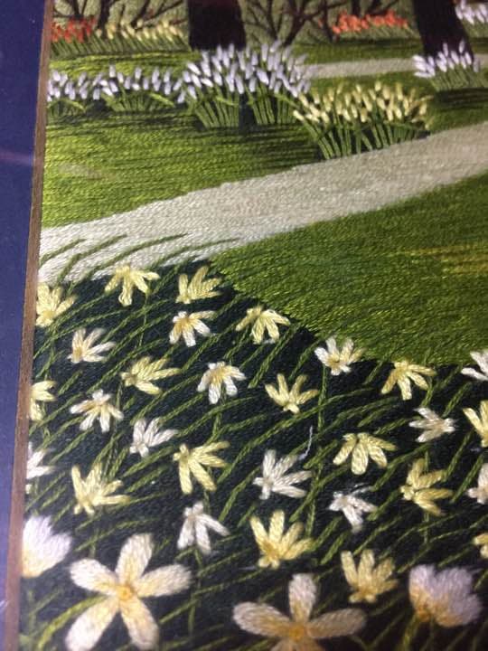 絵画 手刺繍