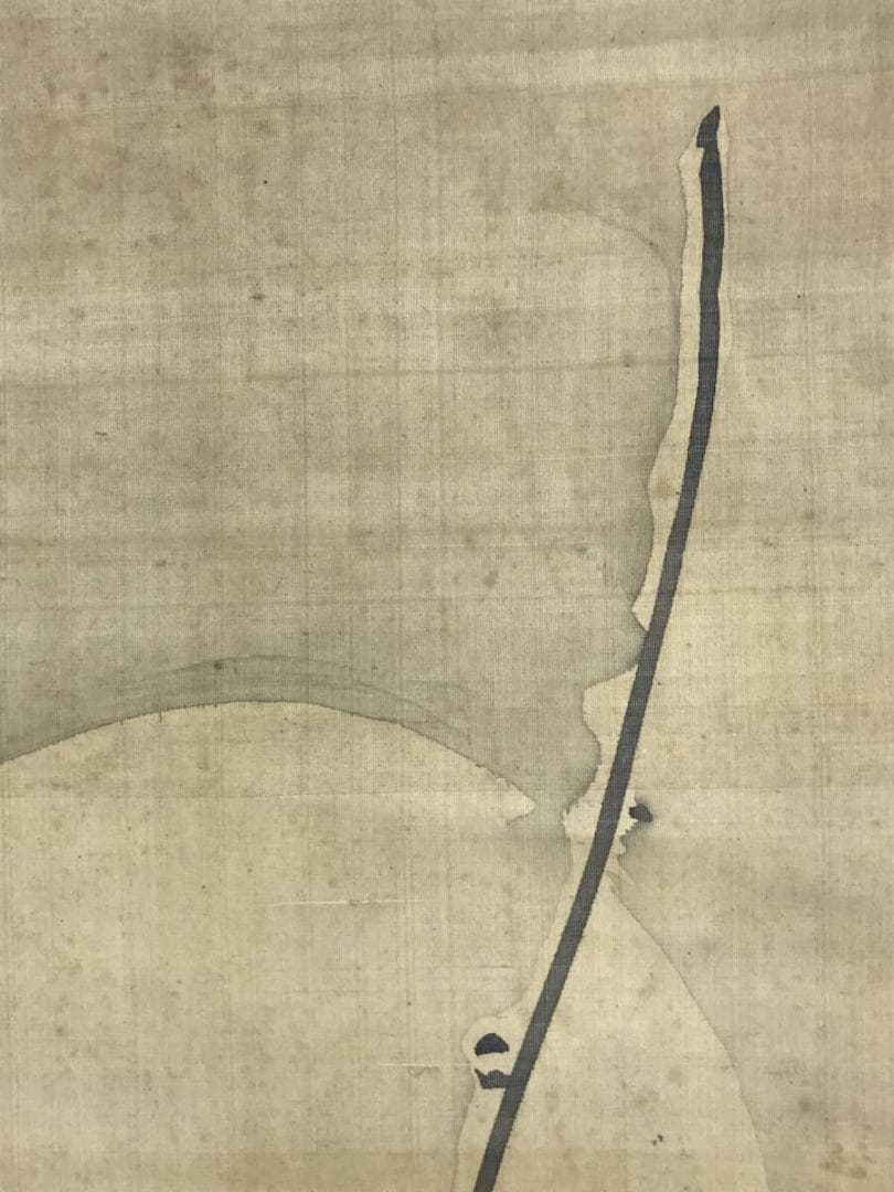 模写/谷文晁/雪後梅月図/月下梅花図/花図/掛軸☆宝船☆AH-726