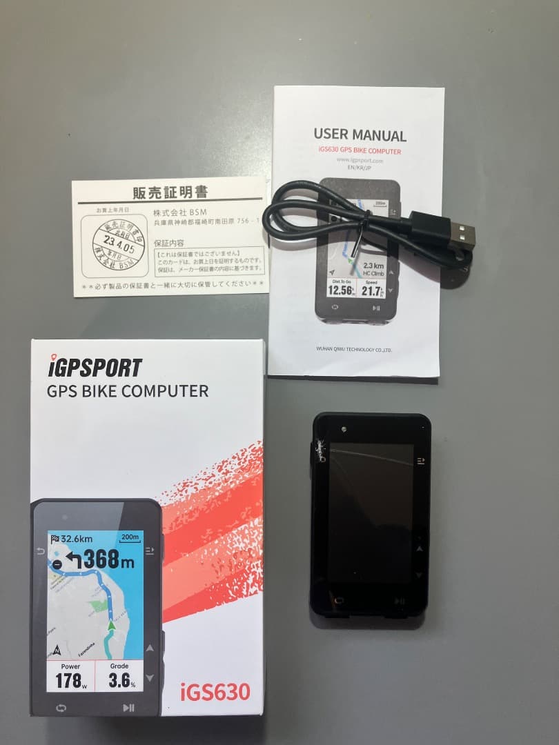 [値下げ]　IGS630 サイクルコンピュータ