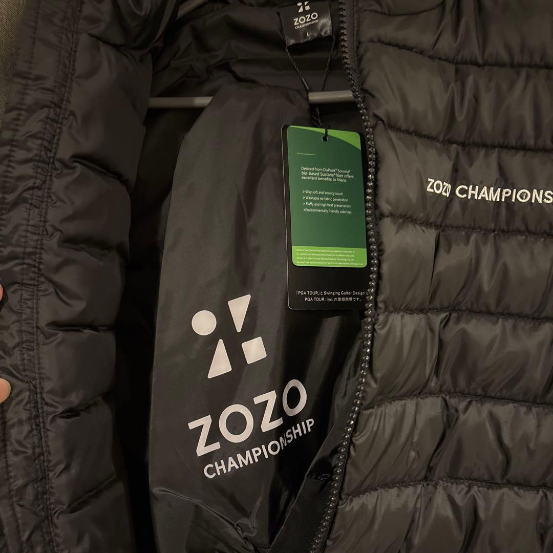 【値下中】【未使用品】ZOZOチャンピオンS大会オフィシャルエコダウンベスト
