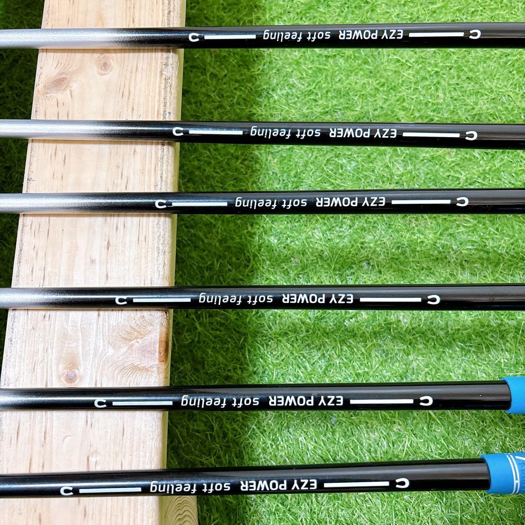 シニアゴルフ研究所　イージーパワー　ゴルフクラブ　アイアンセットFLEX R2
