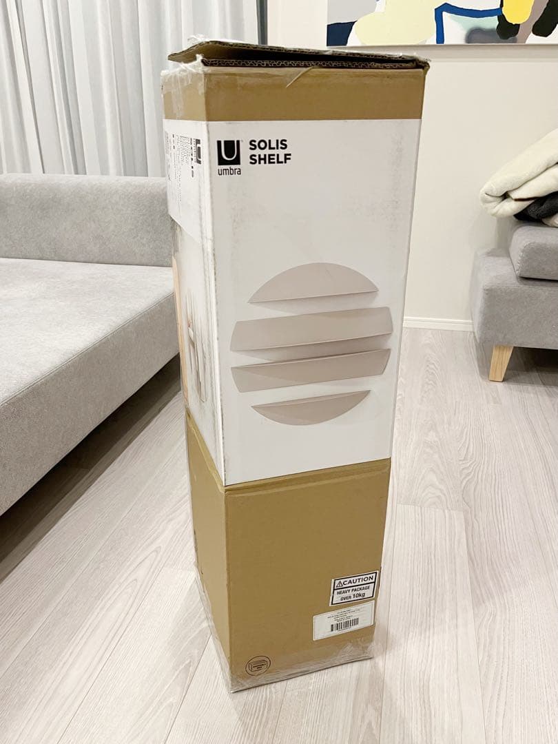 未使用品 umbra アンブラ ソリス 壁付け棚 ホワイト