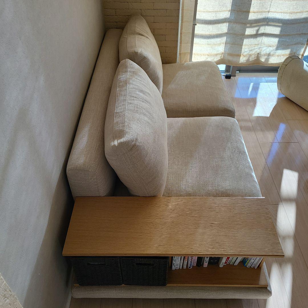 BUILD SOFA 192WOOD(バッククッション＋ウッドアーム)ACTUS