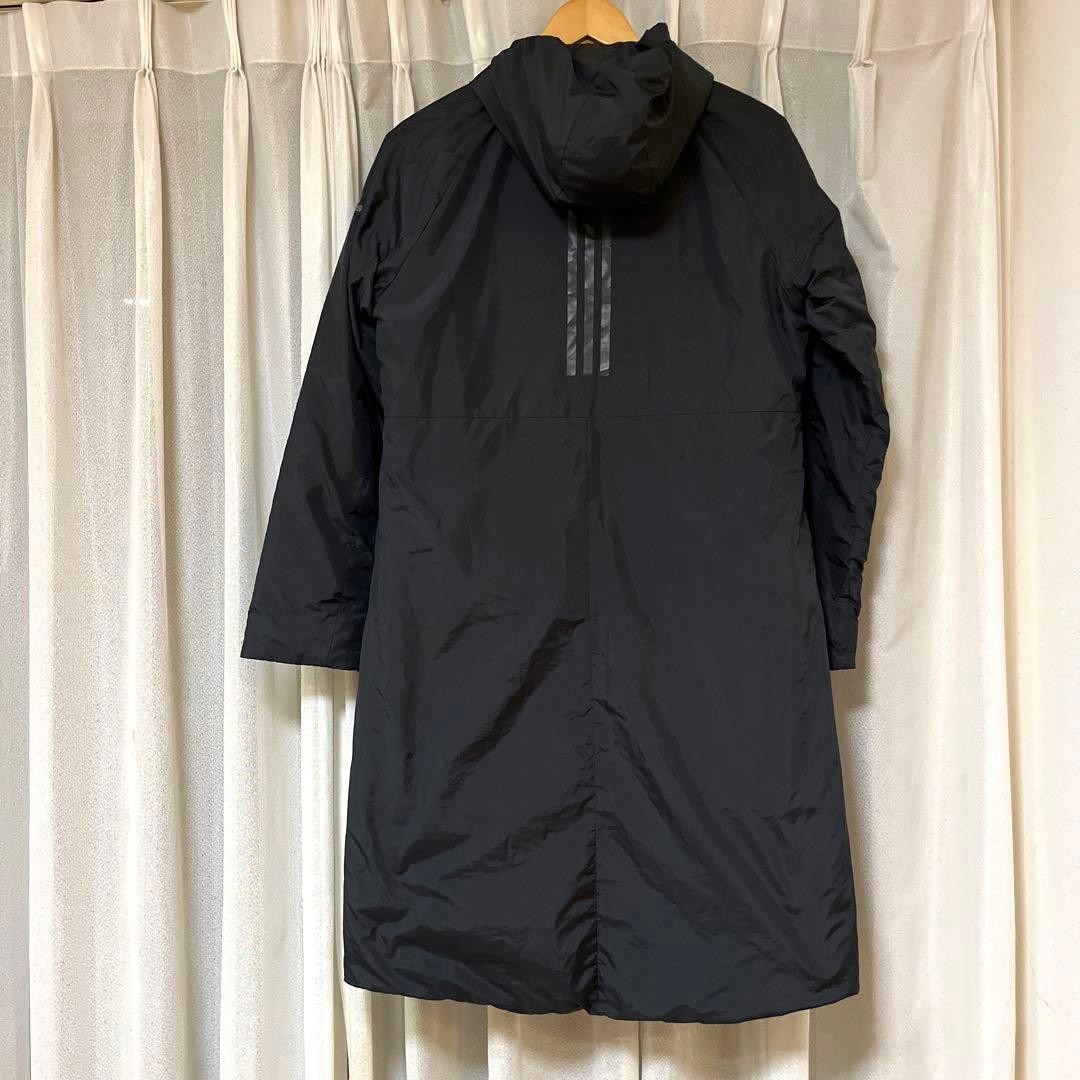 アディダス ベンチコート ロングコート レディース サイズ L 美品