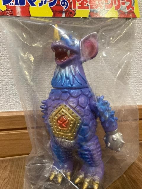 タイラント　パープル　ブルマァク　ソフビ　ウルトラマンタロウ