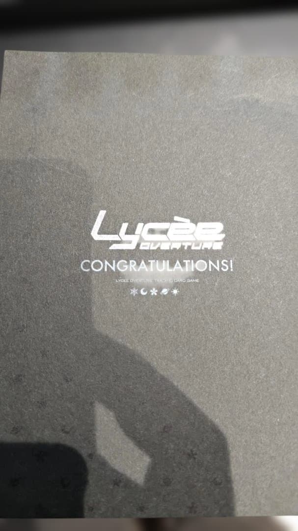 LYCEE リセ 元気で小悪魔な先輩 時雨 亜沙 直筆
