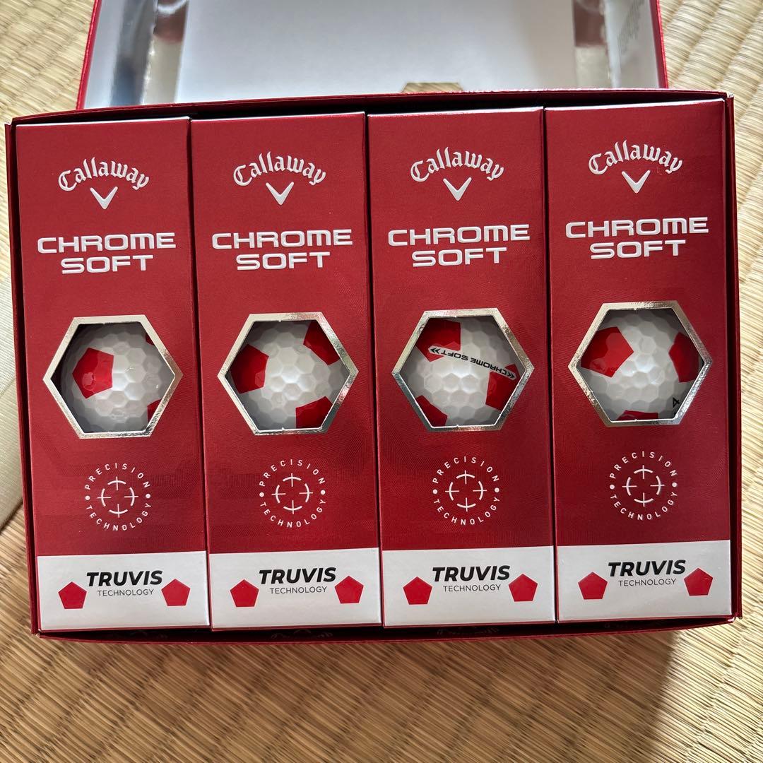 【新品】Callaway Chrome Soft ゴルフボール　TRUVIS