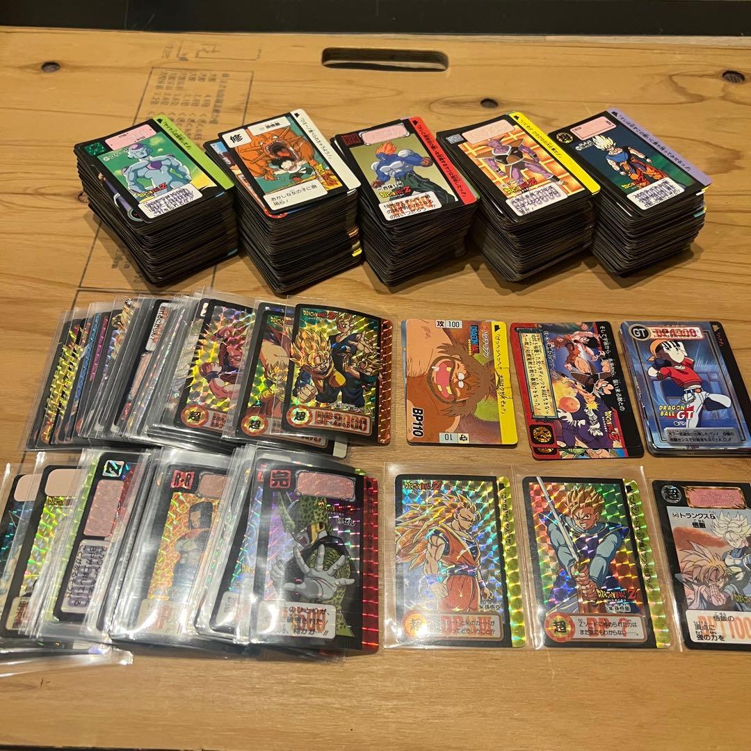 ドラゴンボールカードダス本弾700枚以上ノーマル＋キラ第一弾からGTまとめ大量