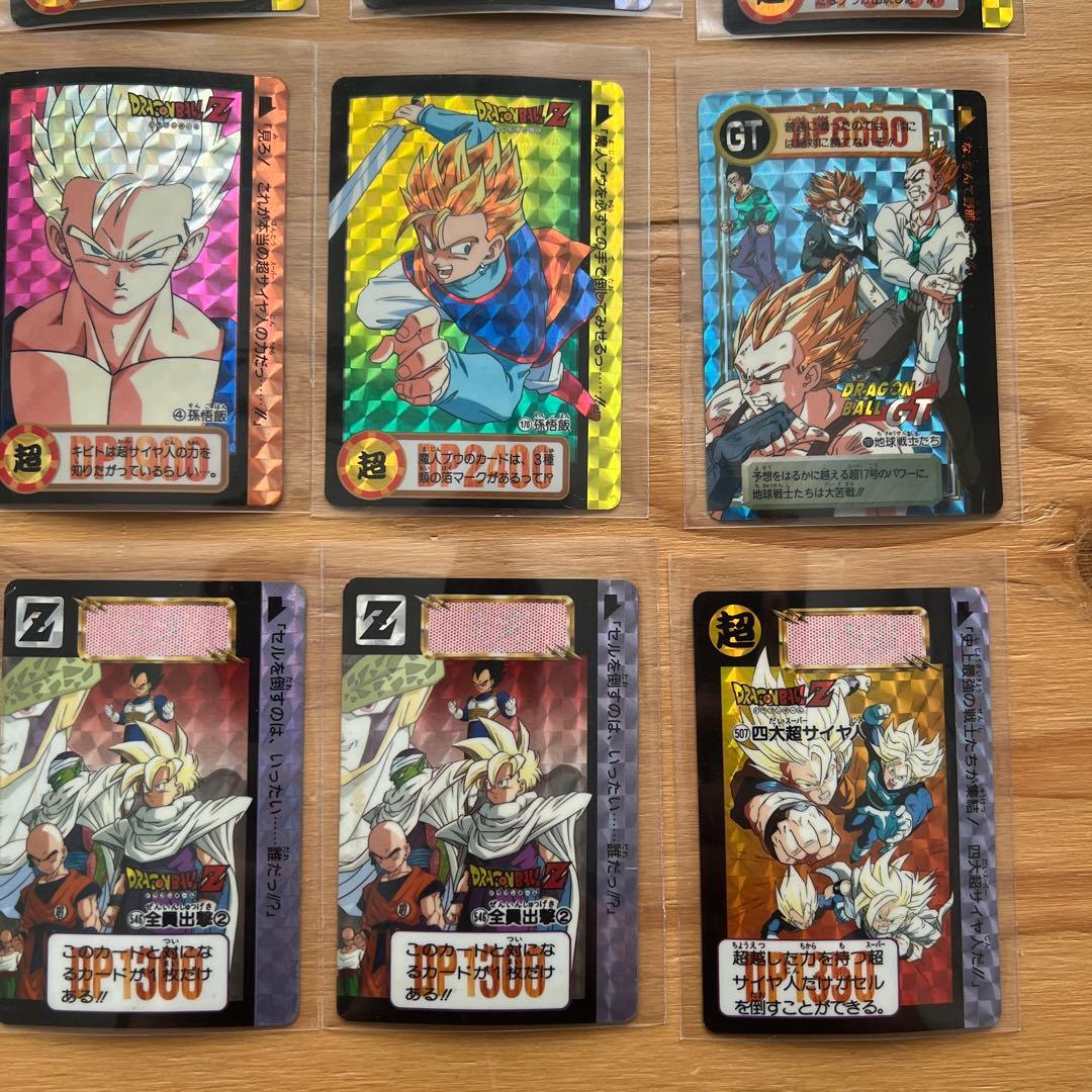 ドラゴンボールカードダス本弾700枚以上ノーマル＋キラ第一弾からGTまとめ大量