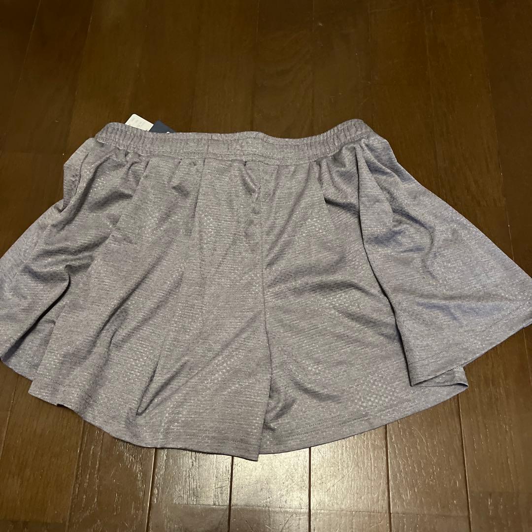 グレー スカート型ハーフパンツ Lサイズ ヨネックス、テニス、バドミントン
