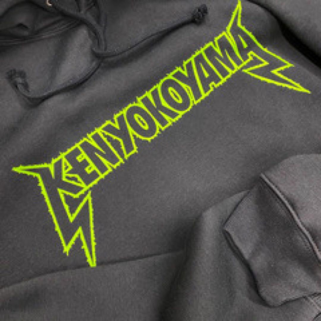 新品 KEN YOKOYAMA横山 健『MOW』パーカー黒L① ハイスタンダード