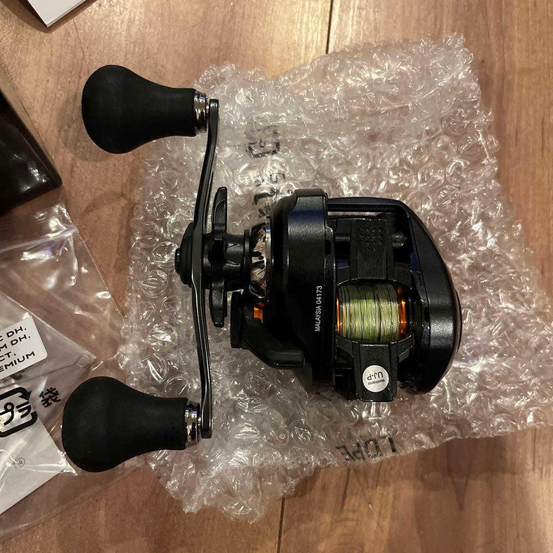 【美品】シマノ バルケッタ Fカスタム 150DHXG 右　PE0.8号付