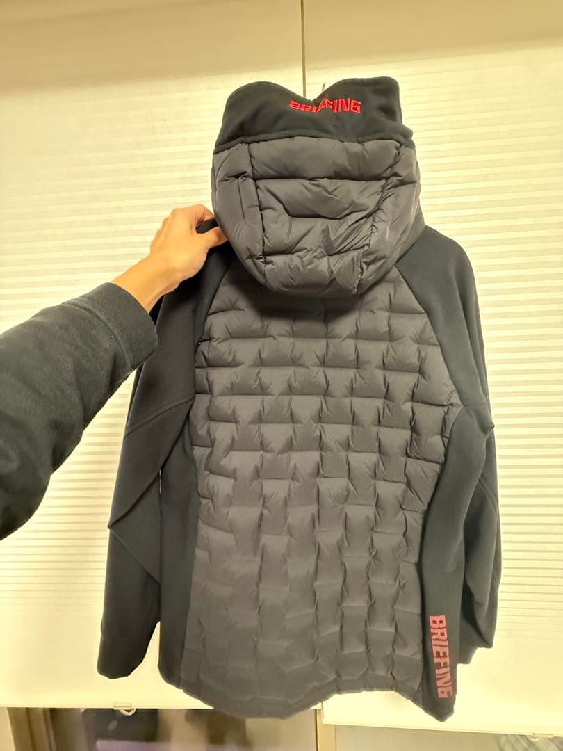 ブリーフィング ゴルフウェア 中綿ジャケット 秋 冬 メンズ : ブラック