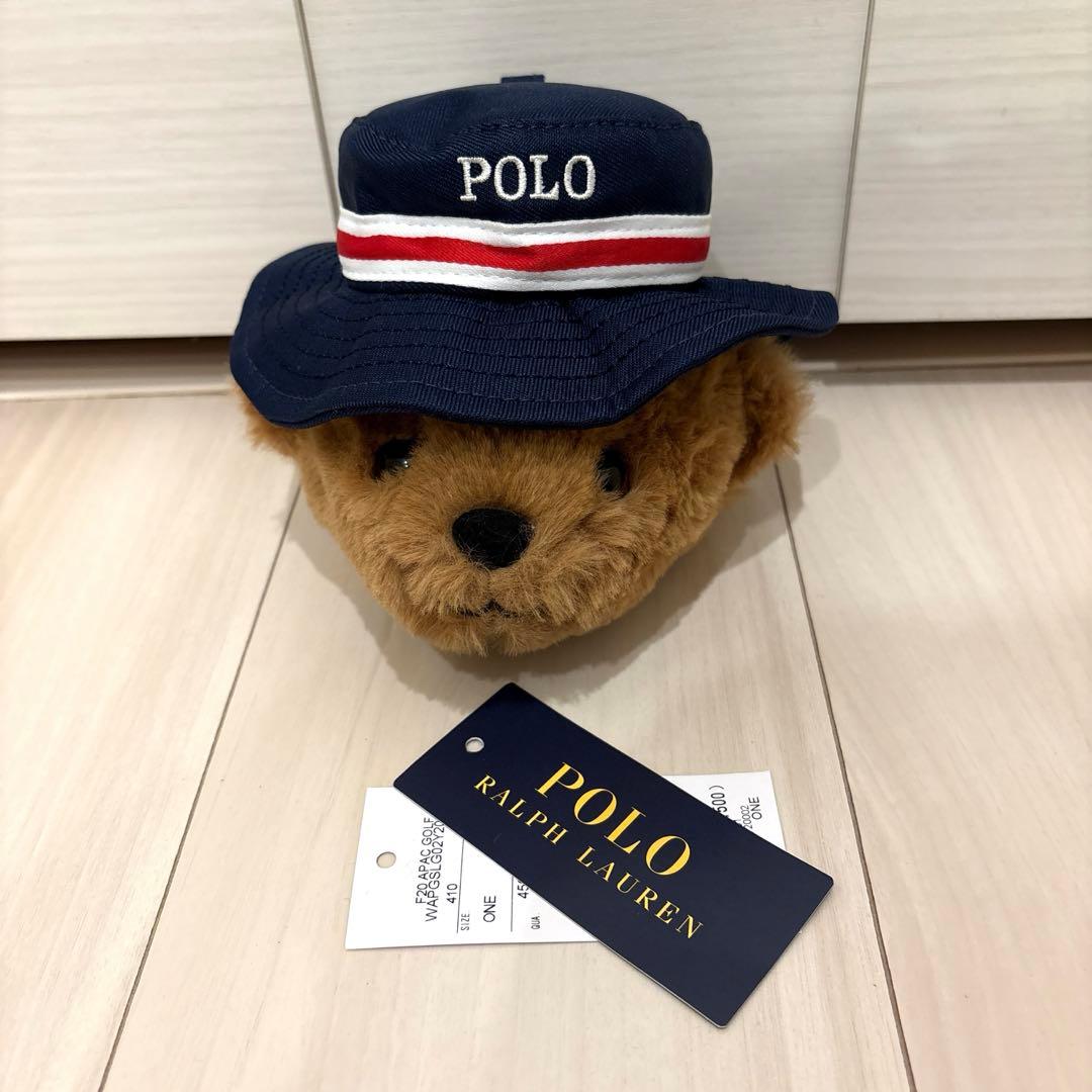 ポロゴルフ ラルフローレン ポロベア ゴルフボールポーチ ケース