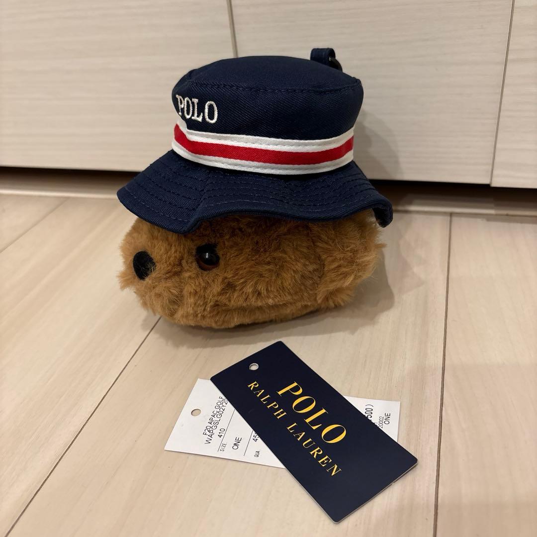 ポロゴルフ ラルフローレン ポロベア ゴルフボールポーチ ケース