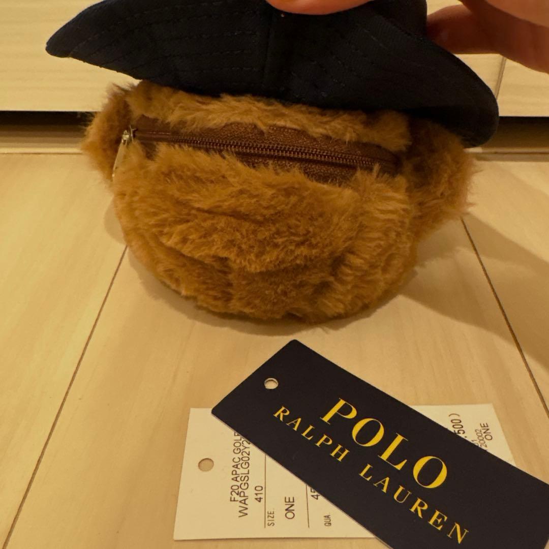 ポロゴルフ ラルフローレン ポロベア ゴルフボールポーチ ケース