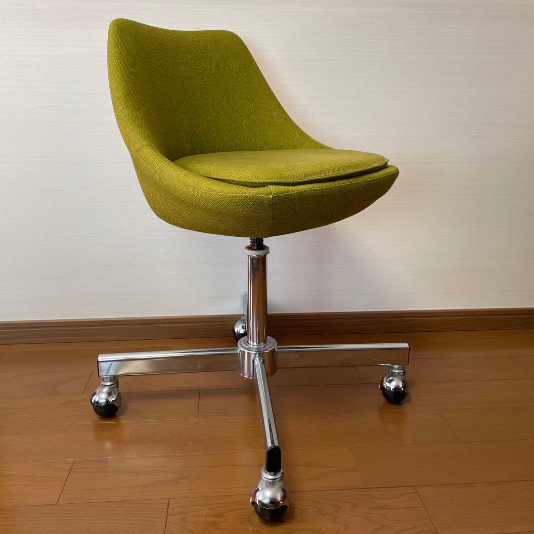 緑 黄緑 チェア 椅子 キャニスター 家具