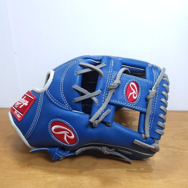 ローリングス LAドジャース MLBチームロゴグラブ 美品 内野用 軟式グローブ