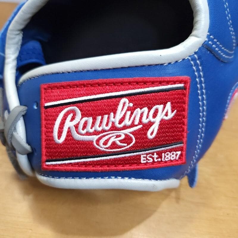ローリングス LAドジャース MLBチームロゴグラブ 美品 内野用 軟式グローブ
