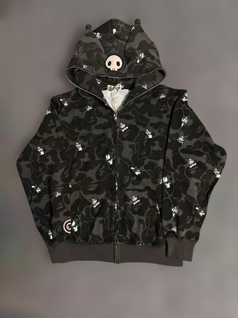 ✨サンリオクロミ KUROMI ZIP HOODIE XLサイズ✨
