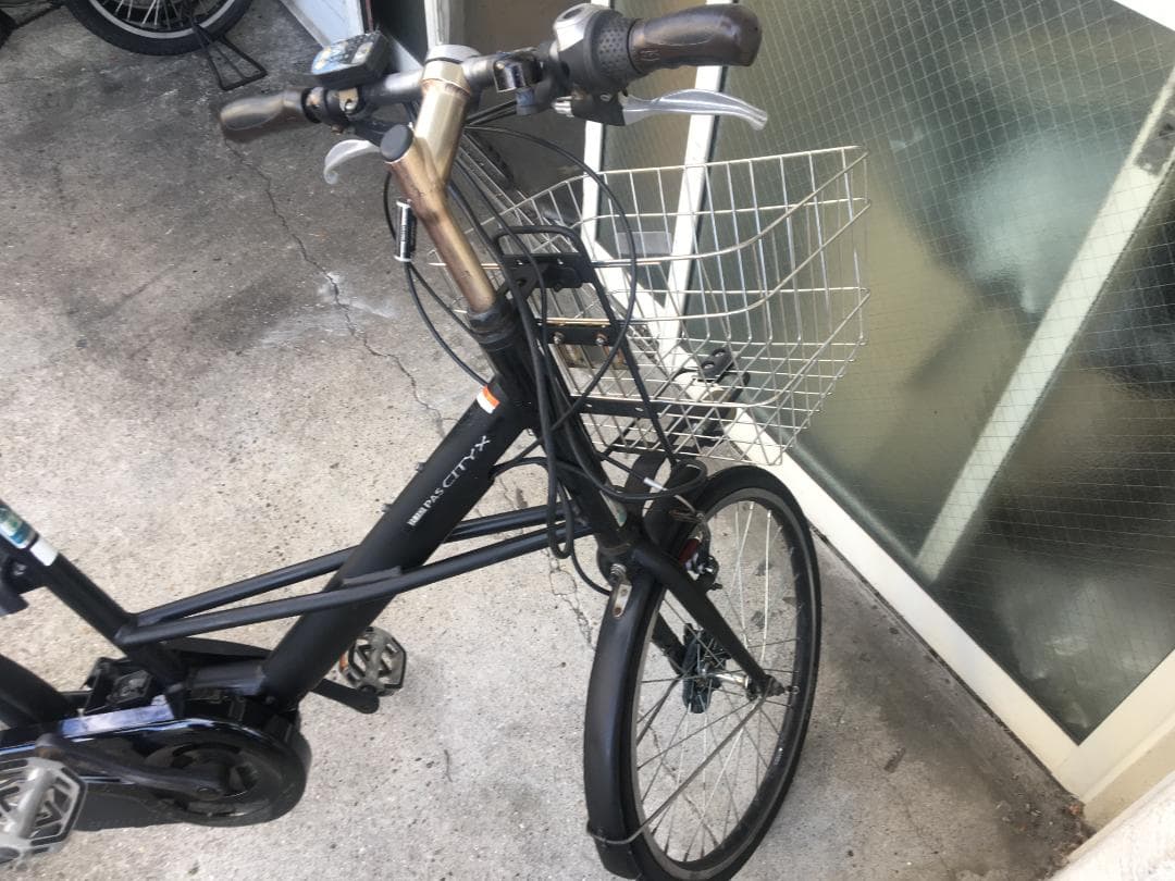 地域限定送料無料　パスシティX　バッテリー新品　8,9AH　神戸市　電動自転車