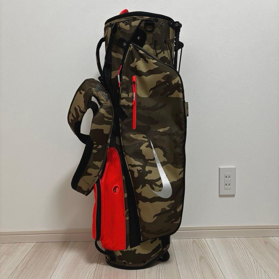 【希少】NIKE GOLF キャディバッグ 迷彩 スタンド 軽量 8.5型