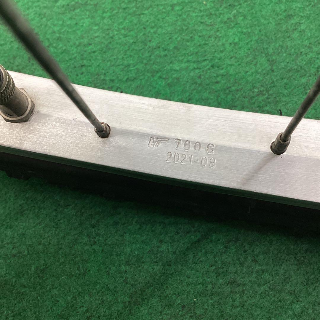 前ホイール　700x42c　ハブダイナモ　フロント　前　ON　自転車　タイヤ付