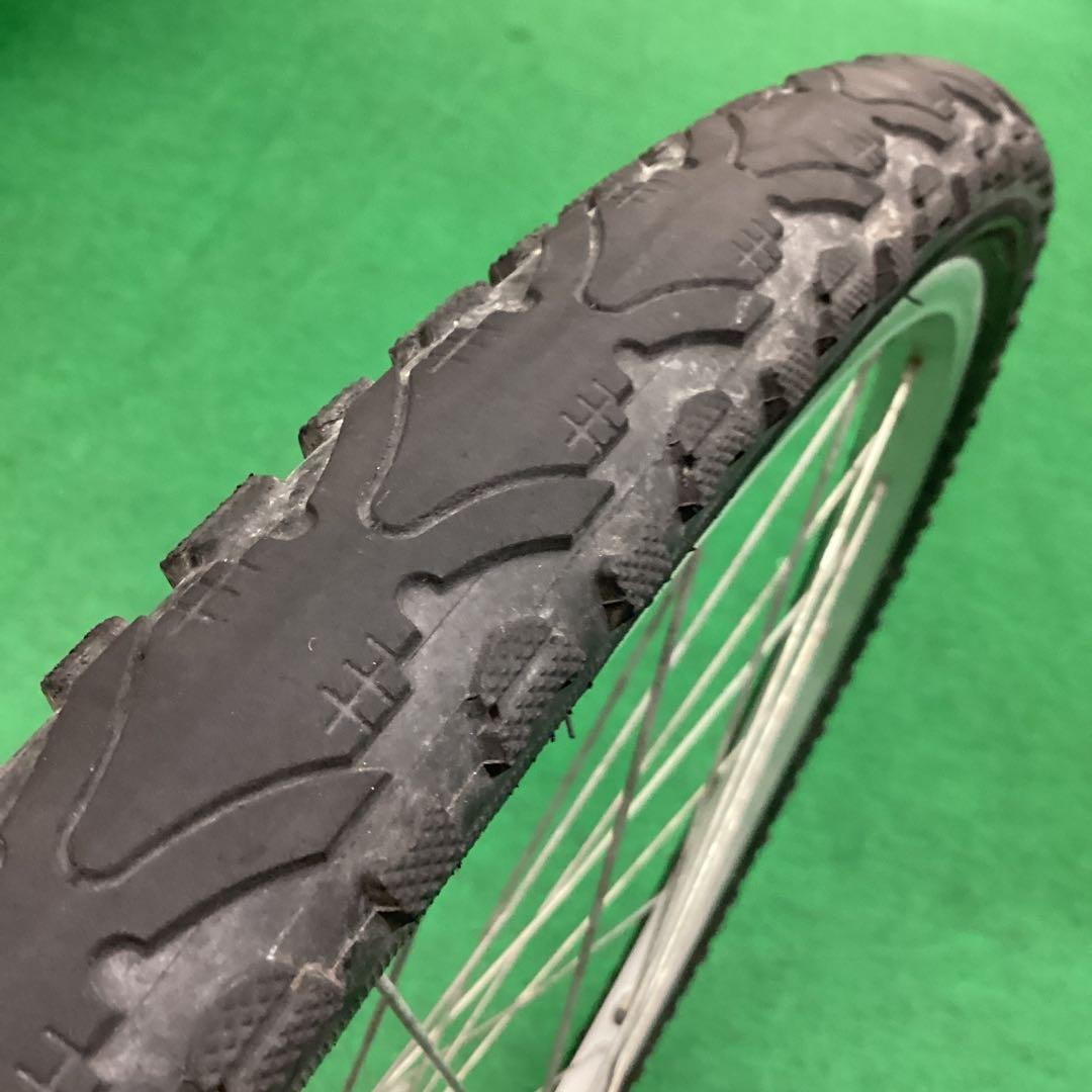 前ホイール　700x42c　ハブダイナモ　フロント　前　ON　自転車　タイヤ付