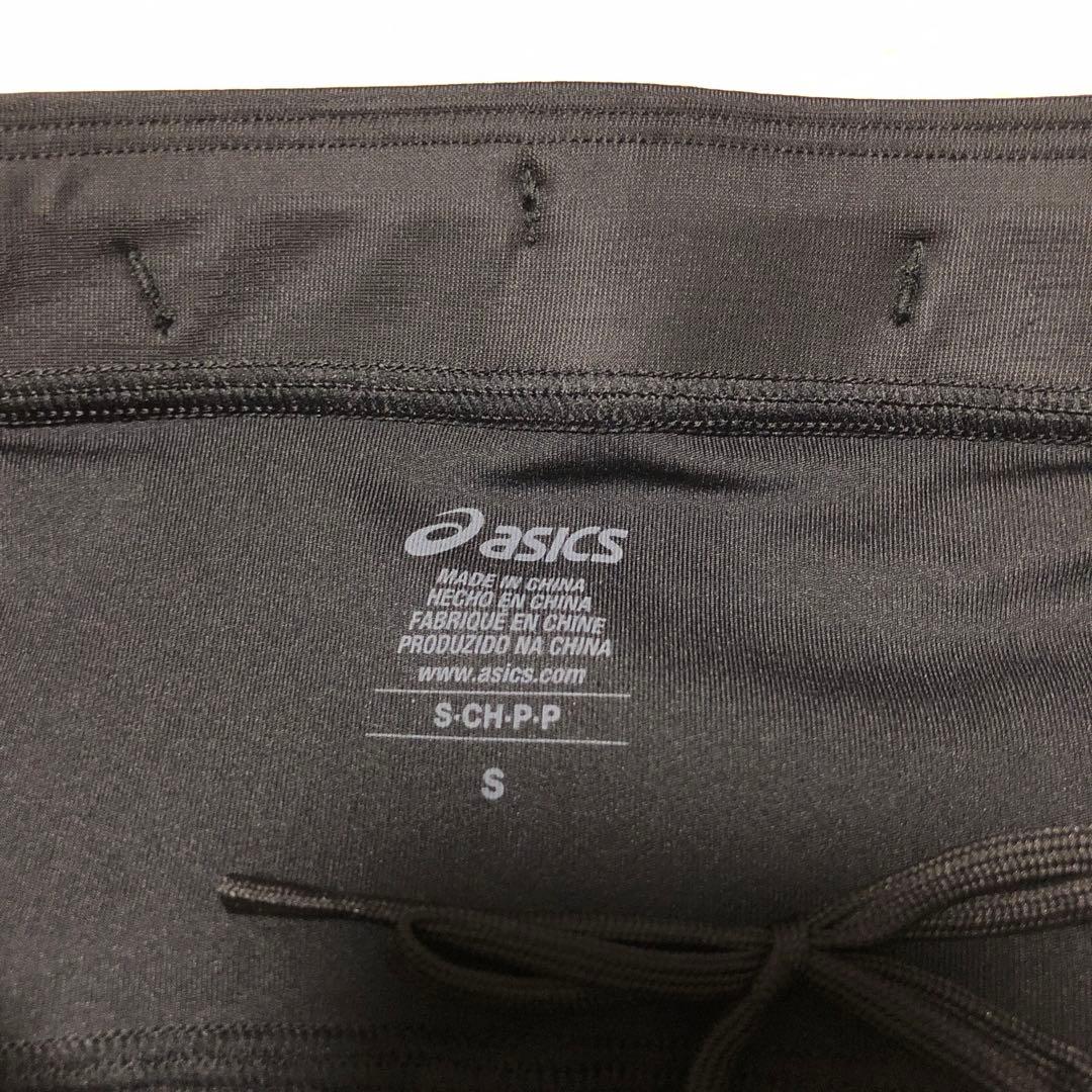 ASICS ブラックタイツ Sサイズ 2011D178