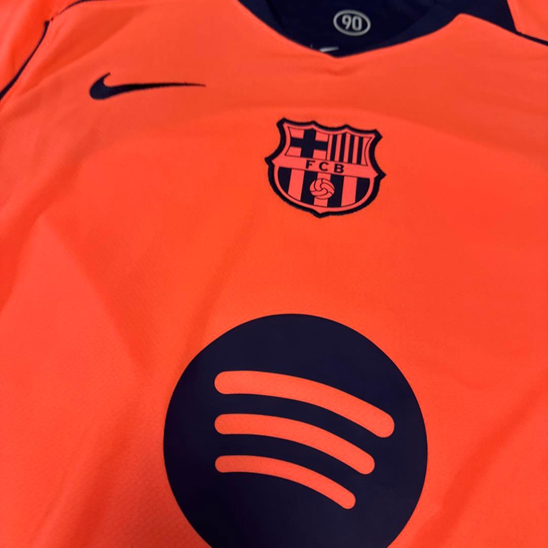 FC Barcelona Nike オレンジシャツ