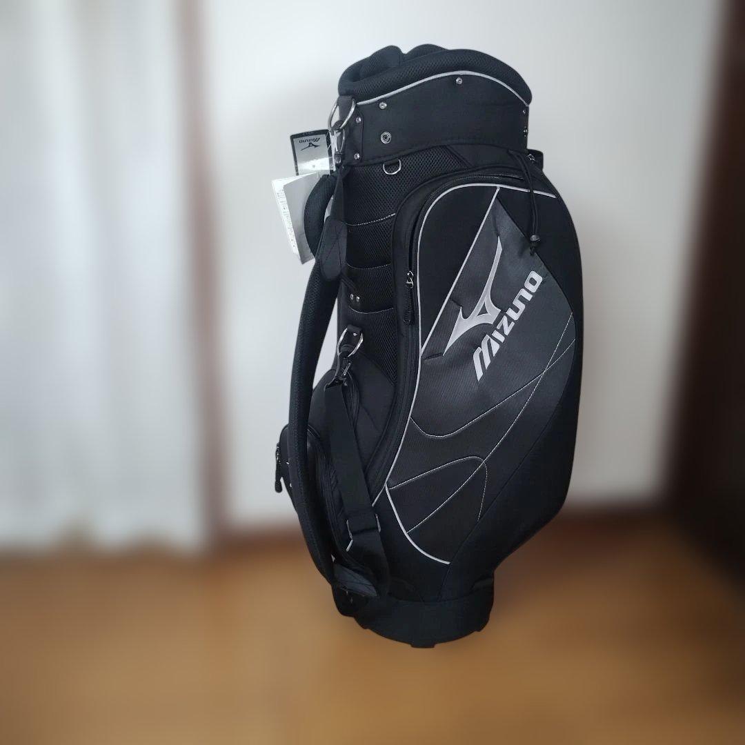 Mizuno ブラック キャディバッグ 9.5型