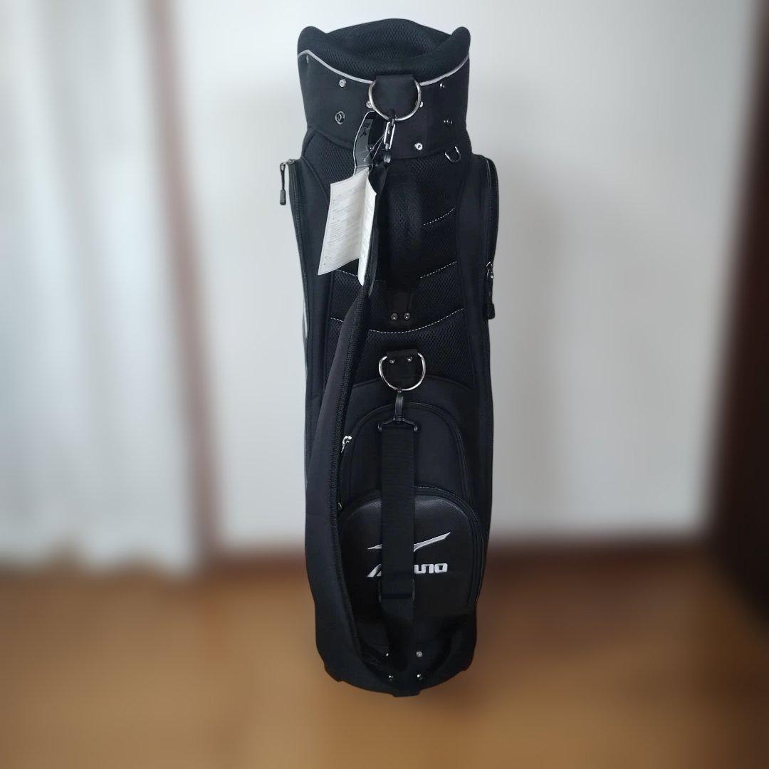 Mizuno ブラック キャディバッグ 9.5型