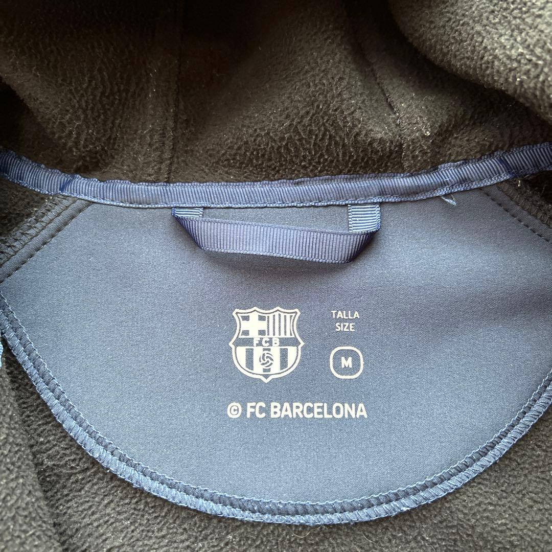 FC Barcelona フード付きジャケット ネイビー