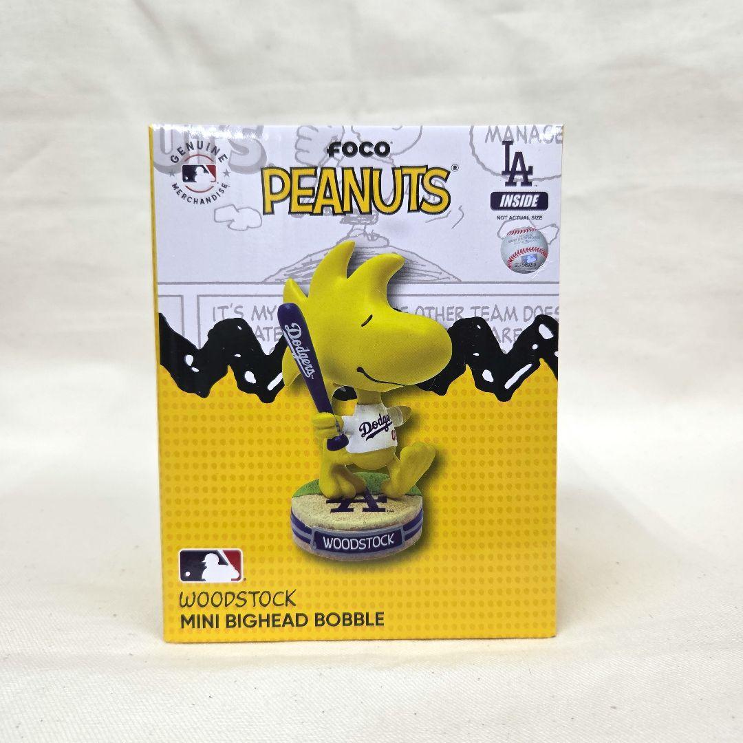 ピーナッツ×LAドジャース　ボブルヘッド【150個限定品】　3点セット