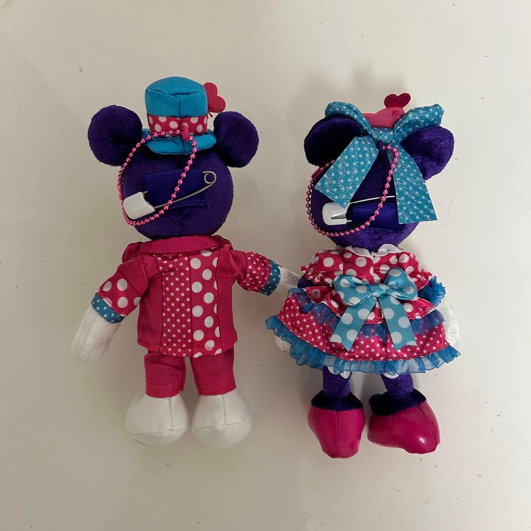 ミニパル ぬいぐるみバッジ ミッキー ミニー ぬいば