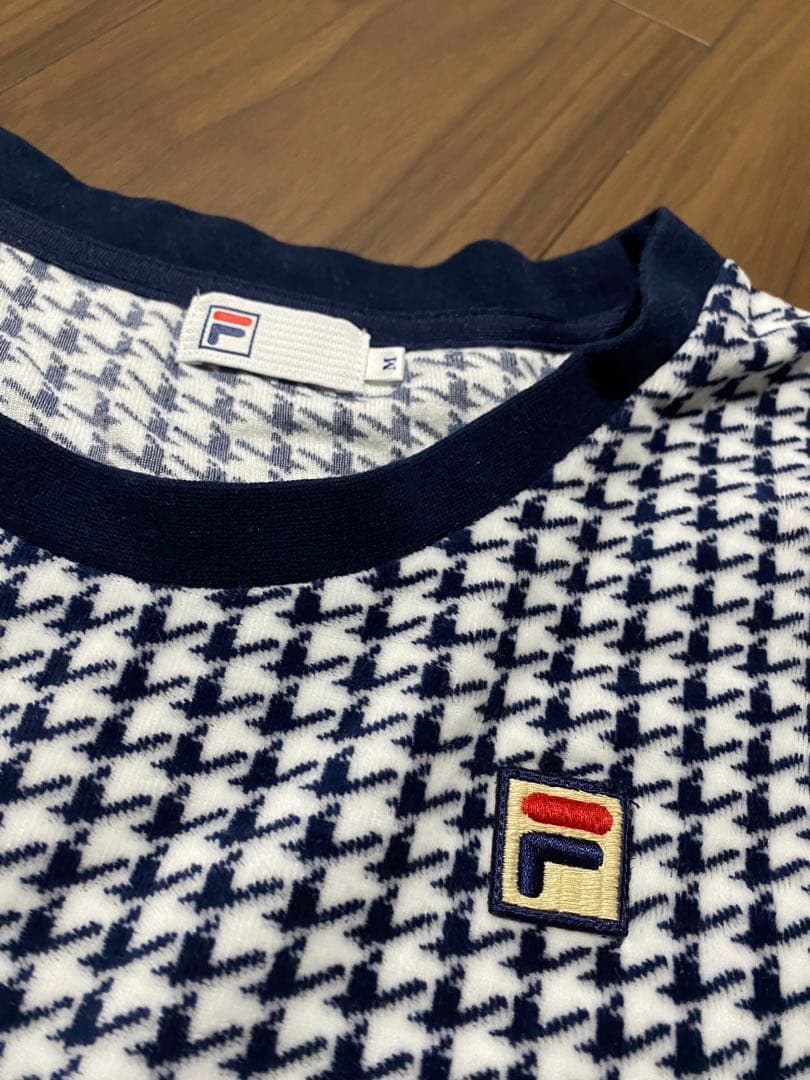 【超美品】秋冬生地　ワンピース　テニスウェア　レディース　Mサイズ　フィラ