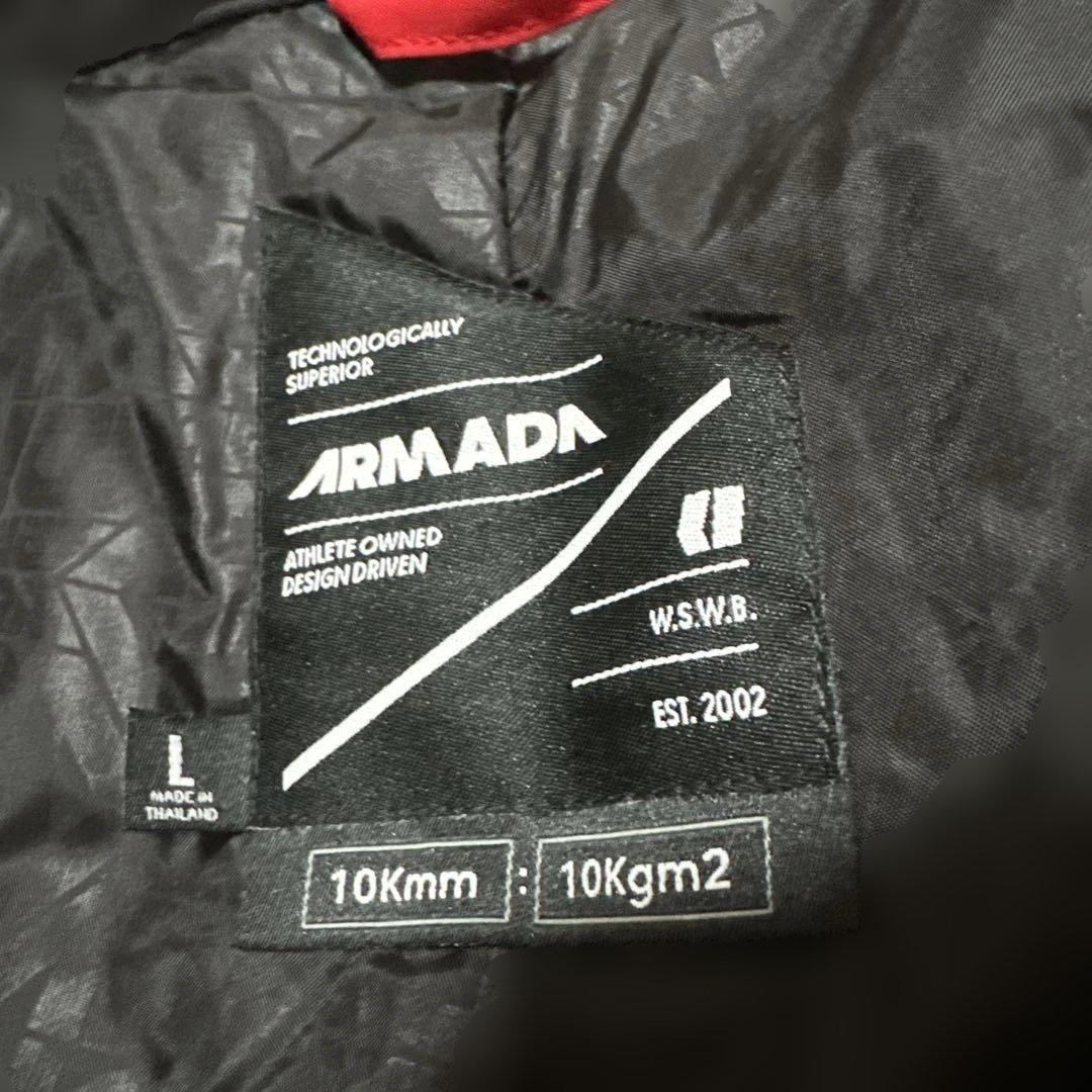 新品未使用　ARMADA パンツ　ski wear PANTS L RED