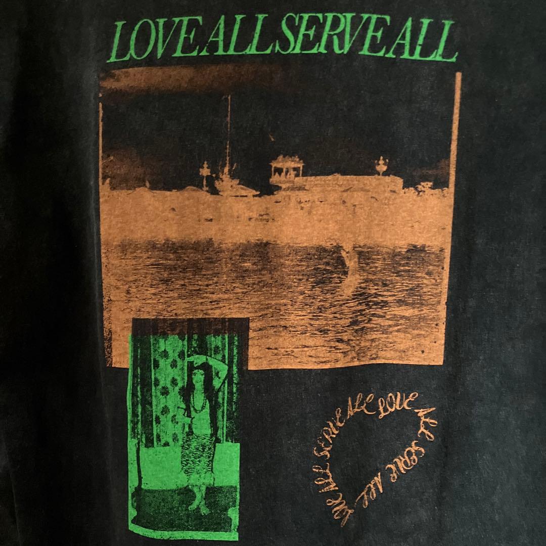 【Sサイズ】 藤井風さん LOVE ALL SERVE ALL ダメージロンT