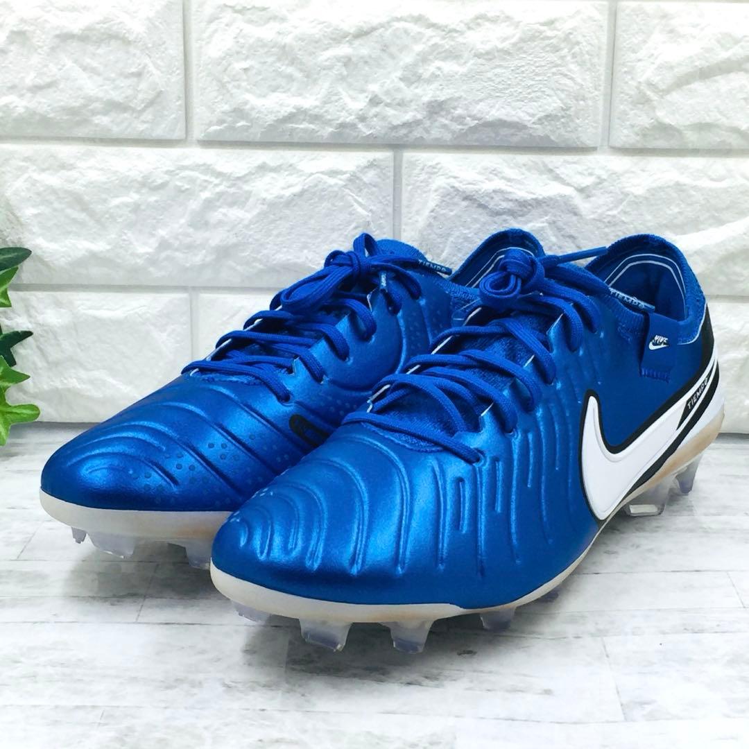 【新品未使用】NIKEティエンポ レジェンド10 エリートFG 青 28.5cm