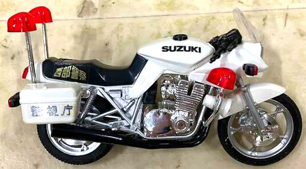 【希少】ダイヤペット西部警察スズキGSX白バイ（C‐3）