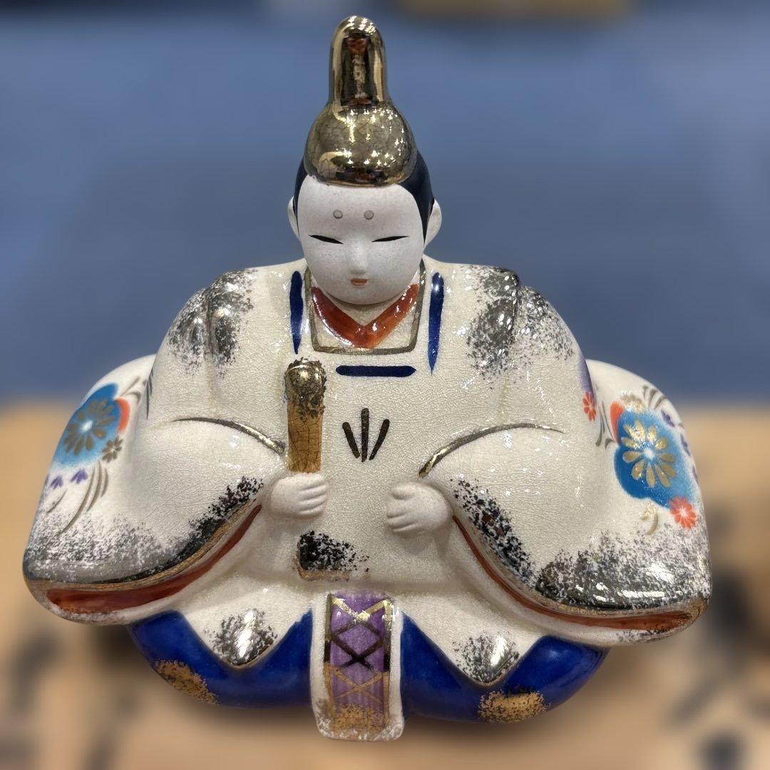 光堂作　薬師窯　陶器　ひな人形 雛人形 ／薬師窯