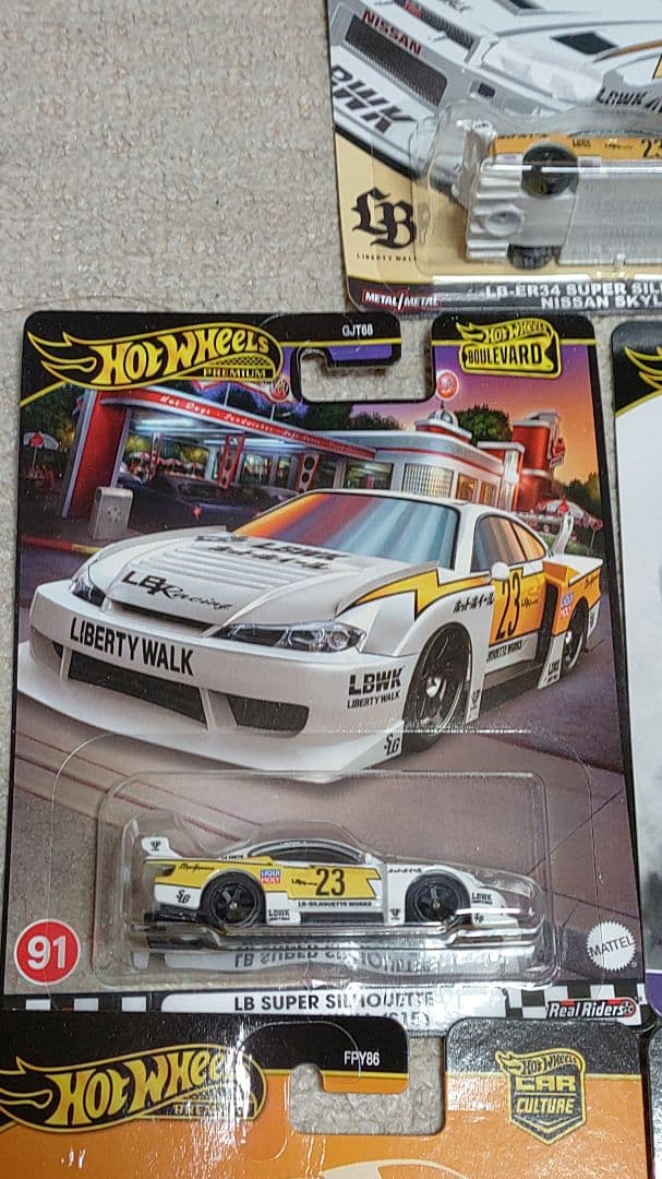 ホットウィール lbwk er34 s15 ランボルギーニ