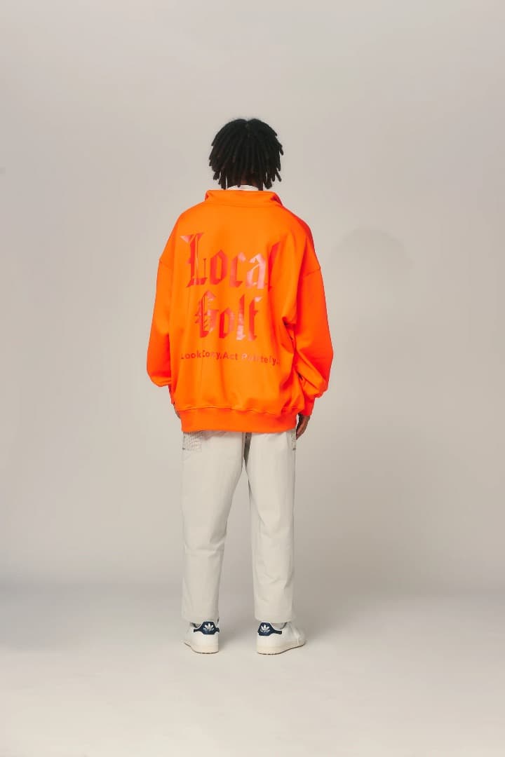 メンズウェア Local GOLF OG Logo Mesh Pocket ZIP SWEAT