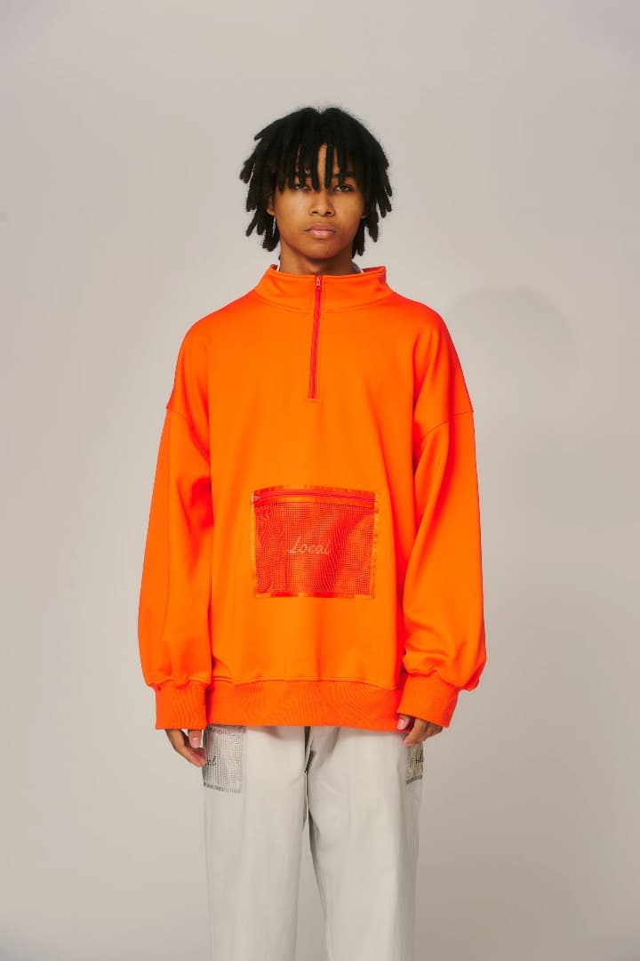 メンズウェア Local GOLF OG Logo Mesh Pocket ZIP SWEAT