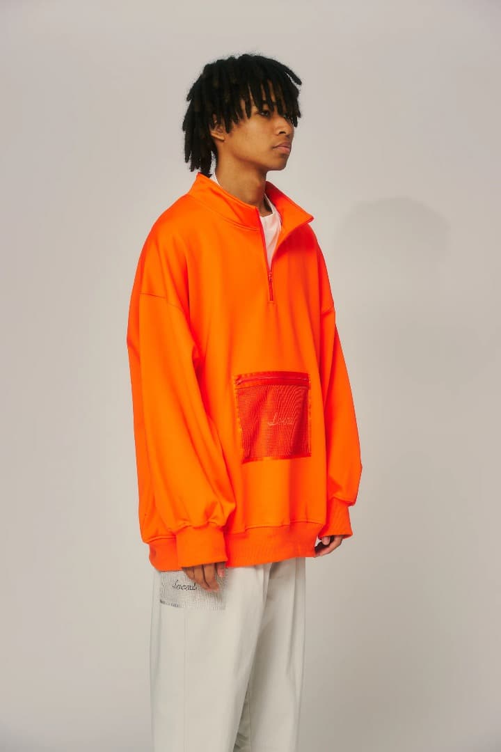 メンズウェア Local GOLF OG Logo Mesh Pocket ZIP SWEAT