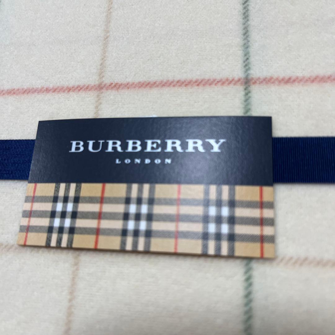 BURBERRY シングルフラットシーツ チェック柄
