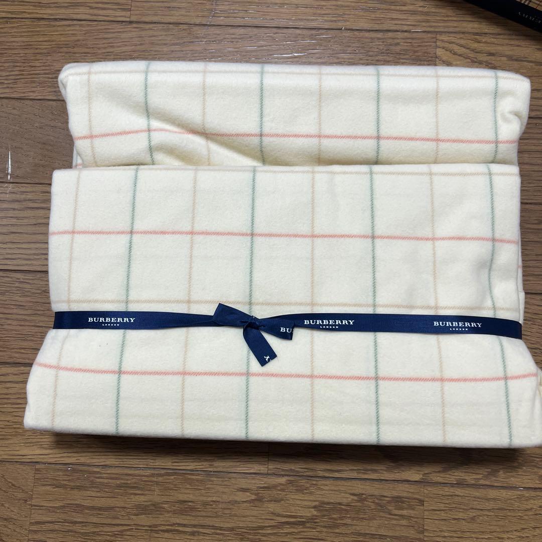 BURBERRY シングルフラットシーツ チェック柄