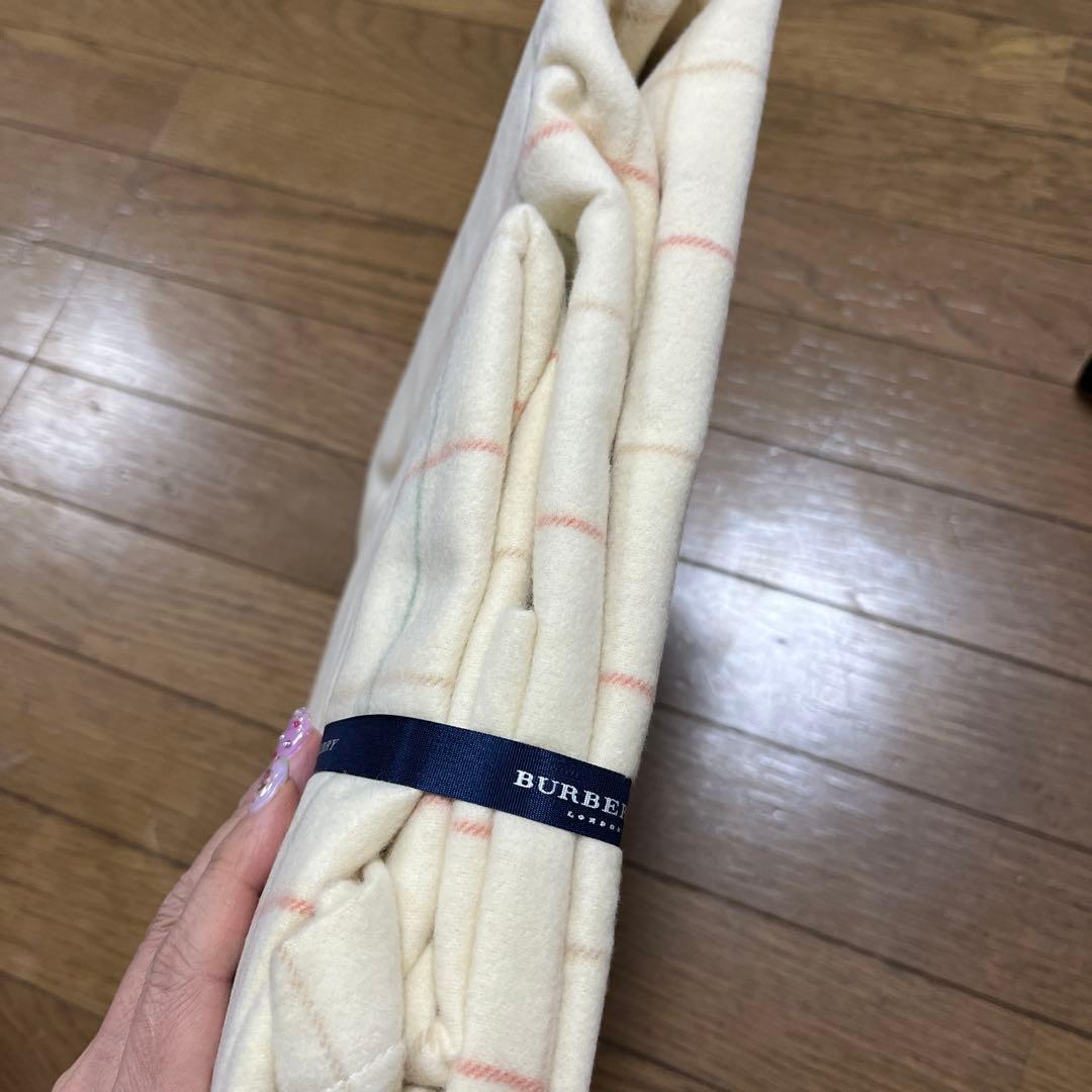 BURBERRY シングルフラットシーツ チェック柄