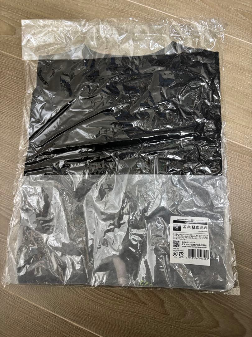 Perfume PLASMA Tシャツ黒 Sサイズ 未開封